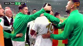 Bursaspor 3  Belediye Kütahyaspor 0 Maç Özeti Line TV [upl. by Yrhcaz]