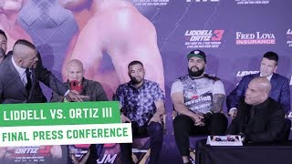 FULL Chuck Liddell vs Tito Ortiz 3 Final Press Conference [upl. by Idnat]