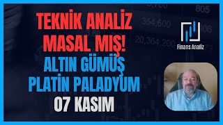 TEKNİK ANALİZ MASAL MIŞ  GÜMÜŞ PLATİN PALADYUM YORUMLARI  07 KASIM [upl. by Bonne]