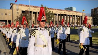 Escuela Militar  INGRESO al Patio de Honor Ceremonia quotEgreso 2023quot 4KHD [upl. by Nahgem]