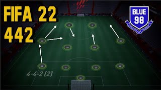 442 Fifa 22 Best Custom Tactics amp Creating Chances [upl. by Tichonn]