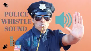 Police Whistle sound effect [upl. by Aihsenor]