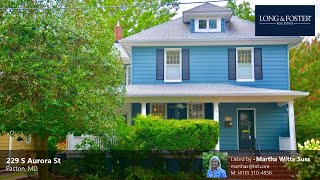 Sale 4 Beds  2 Baths  2304 sq ft  Easton  MD 599000 MLS  MDTA2008630 [upl. by Ytitsahc193]