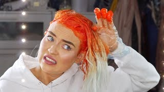 I dye my hair neon orange wtf [upl. by Yenaled69]