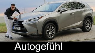 Allnew Lexus NX 300h compact SUV FULL REVIEW test driven 2016  Autogefühl [upl. by Jordana318]