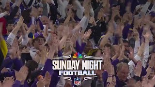 Minnesota Vikings’ ‘skol’ chant energizes US Bank Stadium ahead of SNF  SNF  NFL on NBC [upl. by Adella]