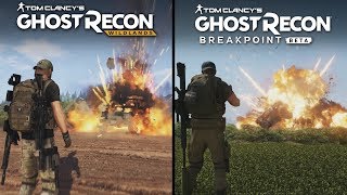 Ghost Recon Breakpoint BETA vs Wildlands  Direct Comparison [upl. by Marcell]