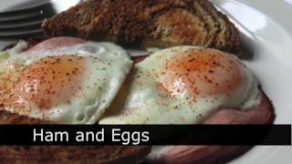 Ham and Eggs Recipe  How to Make Ham and Eggs [upl. by Nedmac]