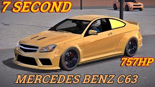 MERCEDES BENZ C63 GEARBOX SETTING  CAR PARKING MUTIPLAYER NEW UPDATE 2023 [upl. by Eliza]