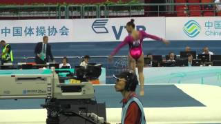 Kyla Ross  Floor  2014 World Championships  Women’s AllAround Final [upl. by Irmine]