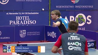 Truls Moregardh vs Robert Floras  LOTTO Polish Superliga 20232024 [upl. by Ecile]