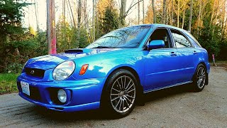 Japanese Muscle  2002 Subaru WRX Wagon Review [upl. by Ennayelhsa921]