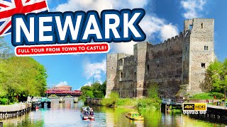 NEWARK ON TRENT  Full Tour of Newark from Town to Castle [upl. by Llenna933]