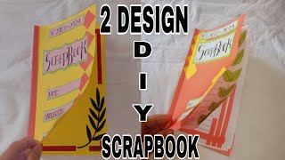 2 DESIGN SCRAPBOOK AND BORDER FOR SCHOOL PROJECT [upl. by Sirovart922]