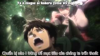 EnA Sub Vietsub  Kara Attack on Titan OP1 Guren no Yumiya  Linked Horizon [upl. by Lettig]