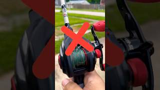 How to CAST a Baitcaster No Thumb 👍🏽 No Backlash ❌ fishing bassfishing baitcasting capcut [upl. by Nytsirhc]