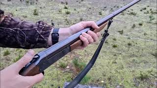 Shooting old cartridges with an old 16 gauge single barrel shotgun [upl. by Carpet]