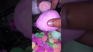 Colour powdered Naphthalene balls smelling 🩷🤤🤤asmr mothballs satisfying youtubeshorts shorts [upl. by Yraeg]