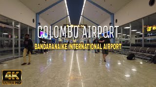 Colombo Airport Walk Tour 2023 4K Bandaranaike International Airport  Colombo Sri Lanka [upl. by Ankeny]