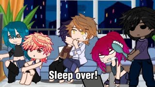 sleep over tmfthe music freaksgachagacha lifegacha clubtmf LanderLanderthe music clubfluff [upl. by Neitsabes]