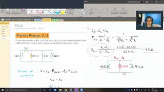 Practice Problem 213 Fundamentos de Circuitos ElÃ©ctricos Sadiku [upl. by Nesral]