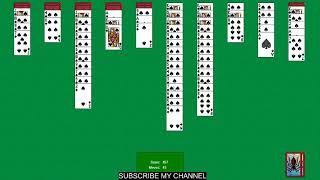 How to play spider solitaire Spider solitaire card game in windows You tube live gaming 2020 [upl. by Nylteak]