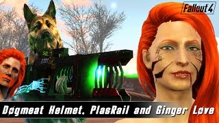 Fallout 4 Mods Week 16  Dogmeat Helmet PlasRail and Ginger Love [upl. by Reiser423]