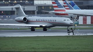 Bombardier Global 7500 GL7T VistaJet Malta Dublin DUB  Miami MIA VJT793 24 Oct 2022 0830 [upl. by Amadeo]