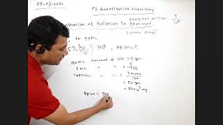 Solution dilution ppm and acidbase titration II HSC [upl. by Clarise]