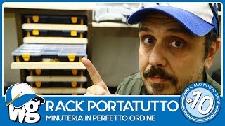 Rack portatutto minuteria in perfetto ordine [upl. by Merline]