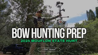 Bow Hunting Prep  2024 Mouflon State Hunt  Lanai Hawaii [upl. by Aitercal924]