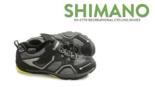 Shimano SHCT70 Recreational Cycling Shoes  SPD For Men [upl. by Nosirb]