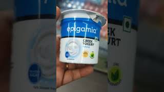 Greek Yogurt Epigamia greekyogurt epigamia ytshorts shortfeed trendingonshorts uaefood viral [upl. by Kamillah]