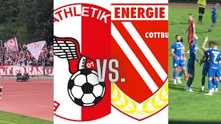 Berliner Ak vs Energie Cottbus Stadion VLOG regionalliga energiecottbus fussball [upl. by Eresed]