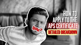 Step by Step  How to Apply for the APS certificate [upl. by Ahael182]