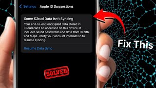 How to Fix Some iCloud Data isnt Syncing  iPhone  iPad  iOS 17 [upl. by Ahsauqram]