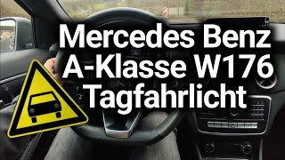 MercedesBenz Tagfahrlicht  Einschalten  Ausschalten  Anleitung  W176 [upl. by Eryn678]