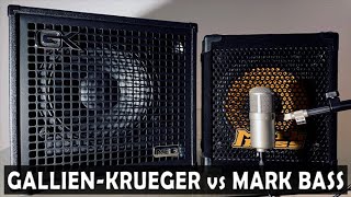 Gallien Krueger Fusion 112 Combo VS Mark Bass Mini CMD 121P [upl. by Evante]