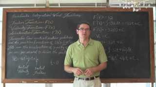 Indefinite Integration Word Problems Calculus 1 AB [upl. by Doone]