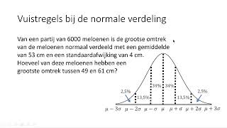 De normale verdeling bij waarnemingsgetallen HAVO wiskunde A [upl. by Hamel]