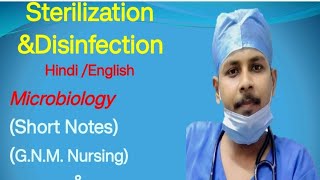 Sterilization disinfection microbiology sterilization in hindi operationdost Bsc nursing [upl. by Bellamy492]