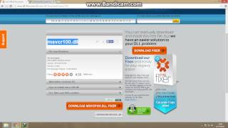 msvcr100dll missing error fix 20132014 [upl. by Reisman124]