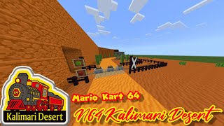 N64 Kalimari DesertMinecraft Mario Kart 64 [upl. by Amos]