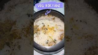 Delicious Cooker dum veg biryani  Veg Biryani Recipe instagram reels insta shortvideo [upl. by Oona]