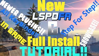 Full Install LSPDFR Tutorial  40 Mods In This Video  All Plugins Included  criminaljustice [upl. by Niatirb197]