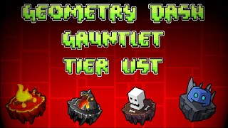 The Gauntlet Tier List Geometry Dash [upl. by Kryska]