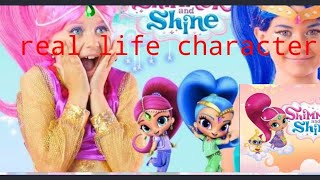 shimmer and shine cartoon characters real life jm vlogs [upl. by Marzi]