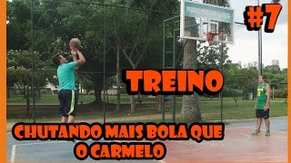 TREINOS DE BASQUETE 7  Competitivo série de chutes Zona Morta com movimentação  Atleta LÉO [upl. by Hoffer743]