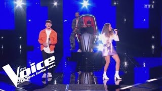 Orelsan et Angèle  Evidemment  Elio VS Nicoline  The Voice 2023  Battles [upl. by Selway83]