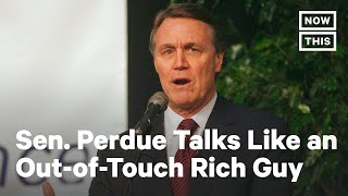 Sen Perdue Thinks Minimum Wage Is Enough to Pay For College  NowThis [upl. by Syd578]